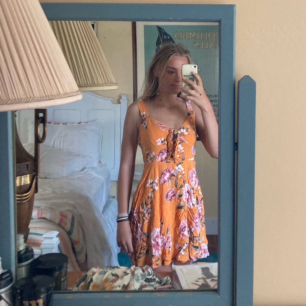 yellow summer dress